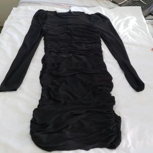 Express long sleeve  dress/ bodycon/fringe/